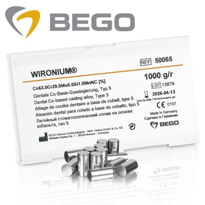 Wironium - Cobalt chrome partial denture alloy 1 Kg