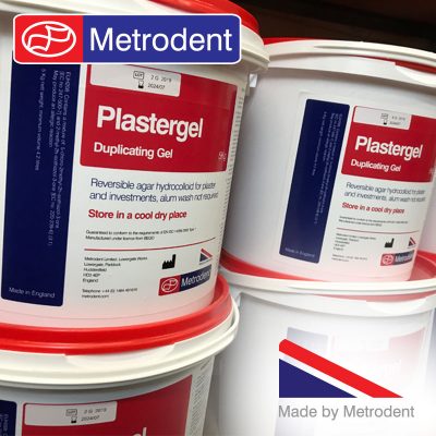 Metrodent - Plastergel Duplicating Gel - Plastergel - Red 5 Kg
