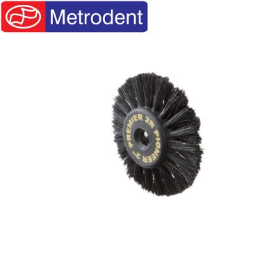 B200 - 2 Row Black Bristle Lathe Brush Ø 50 mm