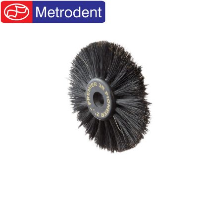 B300 - 3 Row Black Bristle Lathe Brush Ø 64 mm