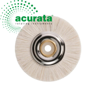 Acurata - Lathe Brush Goat Hair 48mm Metal Centre/Plastic Hub (Pack 10)