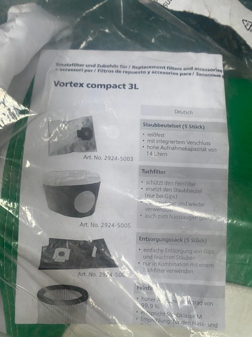 Renfert - Vortex Compact 3L Cloth Filter - Image 2