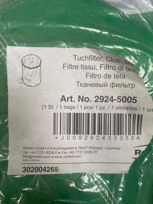 Renfert - Vortex Compact 3L Cloth Filter - Image 4