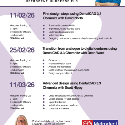 exocad and 3shape - Training courses at Metrodent 2026